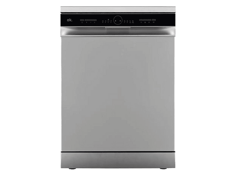 Lavavajillas - ok. ODW 6071-1 E FS S, 13 Servicios, 6 Programas, 59.8 cm Ancho, 11l por Ciclo, Plata