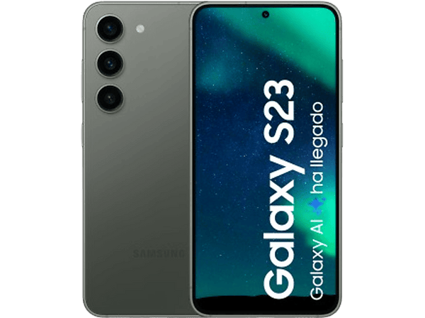 Móvil - Samsung Galaxy S23 5G, Botanic Green, 128GB, 8GB RAM, 6.1" FHD+, Qualcomm Snapdragon, 3900mAh, Android 13