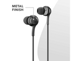 Auriculares - Music Sound IN EAR, De cable, Tipo C, Escucha inmersiva, Detalles metálicos, Negro