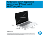 Portátil-HP OmniBook 7 NGAI 17-dc0003ns Copilot+ PC, 17,3 FHD, Intel® Core™ Ultra 7 258V, 32GB RAM, 1TB SSD, GeForce RTX 4050, Windows 11 Home, Plata
