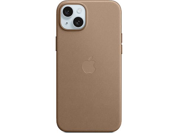 APPLE Funda de trenzado fino con MagSafe para iPhone 15 Plus, Marrón topo