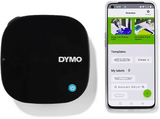 Impresora de etiquetas - Dymo LT-200B, Bluetooth, iOS y Android, Con cinta papel blanco, Negro