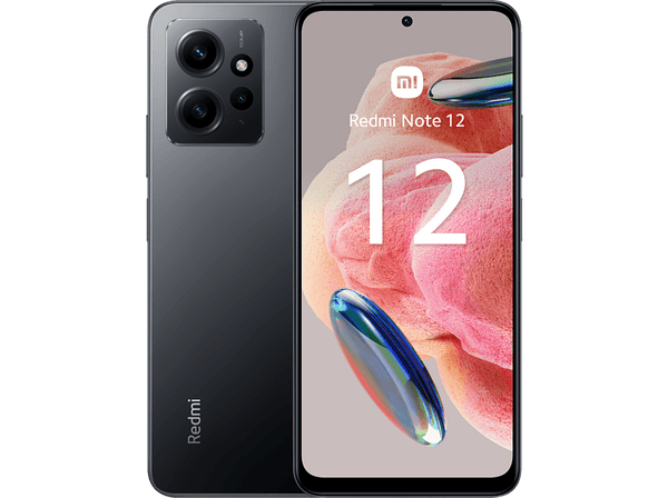 Móvil - Xiaomi Redmi Note 12, Gris, 256 GB, 8 GB RAM, 6.67" AMOLED FHD+ 120Hz, Qualcomm Snapdragon® 680 2,4 Ghz, 5000 mAh, Android