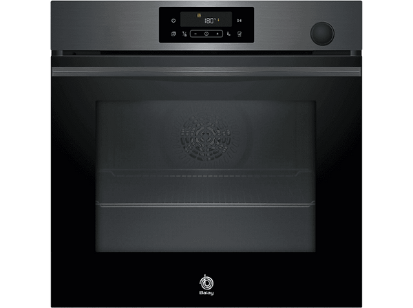 Horno a vapor - Balay 3HA4121G3, Multifunción, Aquálisis, 71 l, Función Freidora de aire,  Función Vapor Plus,60 cm, Negro