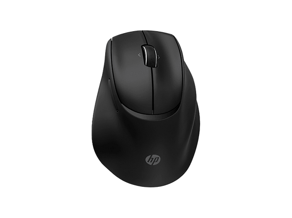 Ratón inalámbrico - HP Tilt Ergonomic Pink Mouse 720M, Inalámbrica, 1600 DPI, Negro