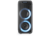 Altavoz de gran potencia - Vieta Pro Party 1, 150 W, USB, Micrófono, Micro-SD, Radio FM, Iluminación LED, Negro