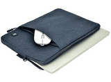 Funda portátil - ISY IST-1100-1-BK, 11, Tereftalato de polietileno reciclado, Para Portátiles de 10-11, Azul