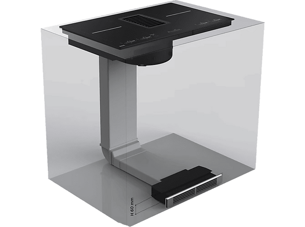 Accesorio campana extractora - Mepamsa Kit recirculación, Para zócalos 6 cm, Negro