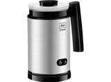 Espumador de leche - Melitta Cremio II, 450 W, 0.25 l,  Mango ergonómico 360°, Botones iluminados, Plata