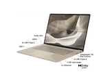 Portátil - ASUS Zenbook A16 OLED UX3607OA-SQ005W Copilot+ PC, 16 3K, Snapdragon® X2 Elite, 48 GB RAM, 1 TB SSD, Adreno™ Onboard Graphics, W11