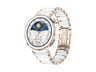 Smartwatch - Huawei Watch GT5 Pro 42mm, Llamadas Bluetooth, Respuesta con Teclado, Mapas Campos Golf, 7 días batería, Correa Cerámico Blanco