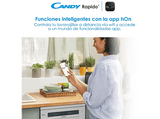 Lavavajillas - Candy Rapido' CF 5C7F1W, 15 servicios, 8 programas, Inicio Diferido, Motor Inverter, 60 cm, Conectividad Wi-Fi, Blanco