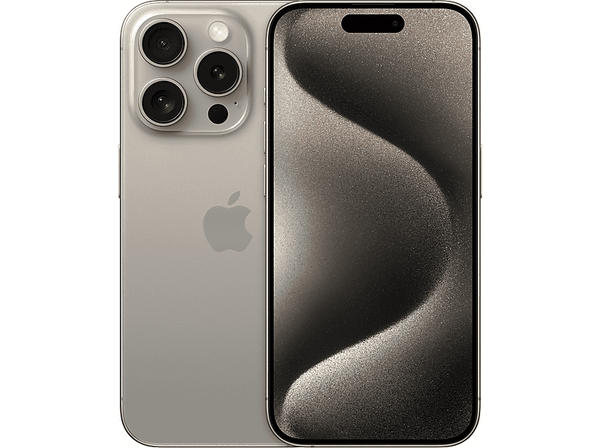 Apple iPhone 15 Pro, Titanio Natural, 1 TB, 5G, 6.1"  Pantalla Super Retina XDR, Chip A17 Bionic, iOS