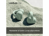 Auriculares True Wireless - Sony LinkBuds Clip, estilo abierto, 3 modos de escucha, IPX4, llamadas nítidas, 37 horas, IA, Táctil, iOS/Android, Negro