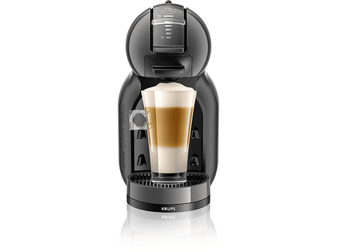 Cafetera de cápsulas - Nescafé Dolce Gusto Krups Mini Me KP1238AS, 1500 W, 15 Bar, 0.8 L, Calentamiento en 30 s, Selector cantidad bebida, Negro