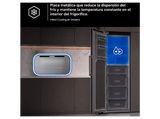 Frigorífico una puerta - Samsung RR70H39DCFEF, No frost, 185.8 cm, 382 l, Dispensador de agua sin toma, Wifi, Grafito