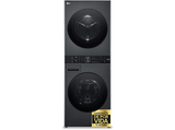 Lavadora secadora - LG WT1210BBF, 12/10 kg, WashTower™, TurboWash™,  Inox grafito