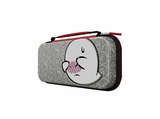 Funda Nintendo Switch - Turtle Beach Travel Case Plus Boo Hoo GLOW, Para Nintendo Switch, Switch OLED, Switch Lite, Brilla en la oscuridad, Gris