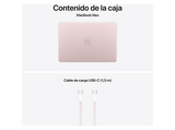 Apple MacBook Neo (2026), 13 Liquid Retina, Chip A18 Pro, CPU 6 núcleos + GPU 5 núcleos, 8GB RAM, 256GB SSD, Magic Keyboard, Rosa nube, Sin AC