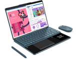 Convertible 2 en 1 - Lenovo Yoga Book 9 13IMU9, 13.3  2.8K, Intel® Evo™ Edition Core™ Ultra 7-155U, 16GB RAM, 1TB, HD Graphics, W11 Home, Azul