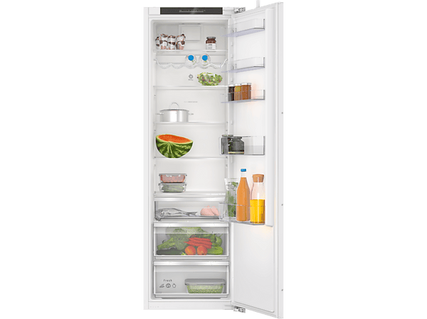 Frigorífico una puerta integrable - Balay 3FID737S,  177 cm, 310 l, Cierre SoftClose, Control electrónico, Inox Panelable