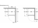 Frigorífico combi - Bosch KGN39VIBT, No Frost, 203 cm, 363 l, Cajón VitaFresh XXL, SuperCongelación, Inox antihuellas