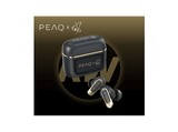Auriculares True Wireless - PEAQ PTW-5000-RW, 32h Autonomía, Cancelación de Ruido, Bluetooth, Negro