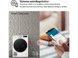 Lavadora carga frontal - LG F2WR5S08AGW, Serie fondo especial 500, 8 kg, 1200 rpm, 12 programas,  AI Direct Drive™, Steam™, Blanco