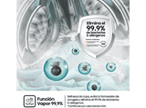 Lavadora carga frontal - Hisense WF1Q8041BT, 8 kg, 1400 Rpm, Función Vapor, Eficiencia A-20%, Gris