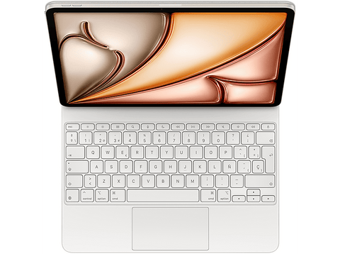 Apple Magic Keyboard, Funda con teclado para el iPad Air de 11 pulgadas M3, Español, Blanco