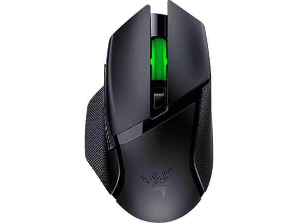 Ratón gaming - Razer Basilik V3 X Hyperspeed, Inalámbrico,  18000 dpi, 9 controles programables, Negro