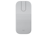 Ratón inalámbrico - Logitech Mobi Fold, Bluetooth-USB, 4000ppp, Multidispositivo, Multisistema, Personalizable, Clic silencioso, Carga rápida, Blanco