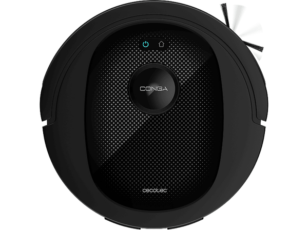 Robot aspirador - Cecotec Conga 8490 Ultimate Ultra Power Home, 650W, 7000 Pa, Base autovaciado 2.5 l, 170 min autonomía, Navegación Láser, Black