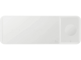 Cargador inalámbrico - Samsung Wireless Charger Trio, Para dispositivos Samsung/ Apple, USB-C, Blanco