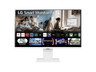 Monitor - LG 32U850SA-W, 32" UHD 4K, 60 Hz, 5 ms, Smart Monitor,  IPS, 2x HDMI, 3x USB-C, HDR10, Altavoces incorporados, Blanco