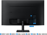 Monitor - Samsung Smart Monitor M7 LS32BM700UPXEN, 32, UHD 4K, 4 ms, 60 Hz, USB, WiFi, Bluetooth, Negro