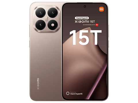 Móvil - Xiaomi 15T, Rosa Oro, 256 GB, 12 GB RAM, 6.83