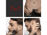 Afeitadora multifunción - Braun Todo En Uno Series 5 AIO5520, Kit De Styling 7 en 1, Lámina Afilada, 14 Longitudes, Barba, Pelo y Cuerpo, Negro mate