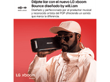 Altavoz inalámbrico - LG Bounce, 40 W, Bluetooth, Autonomía 30h, Resistencia agua IP67, Conexión Auracast, Negro