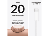 Apple AirPods Max 2, Diadema Bluetooth, Cancelación activa de ruido, Bluetooth, Smart Case, Orange