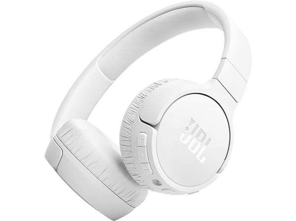 Auriculares inalámbricos - JBL Tune 670 NC, Supraaurales, Cancelación de ruido, Plegables, Hasta 70h, Blanco