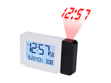 Reloj despertador inteligente - NK FA350101, Con Luz de Proyección, 2x Pilas AA, Alarma, Función Repetición, Blanco