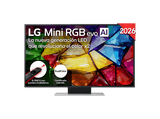 TV RGB Mini LED 50 - LG 50MRGB87B6B, UHD 4K, Procesador Inteligente α8 AI Processor 4K Gen3, Smart TV, DVB-T2 (H.265), Negro