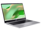Portátil - Acer Chromebook Spin 314 CP314-2HN-C7T7, 14 WUXGA, Intel® N100, 8GB RAM, 128 GB eMMC, UHD Graphics, Google ChromeOS, Plata, Ratón incluido