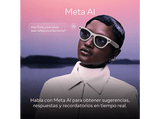 Gafas IA - Ray-Ban Meta Wayfarer (Gen 2), Negro brillante, Lentes en verde, Talla grande
