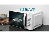 Microondas - Cecotec ProClean 2010, 700 W, 6 niveles, Tecnología 3DWave, 20 L, White