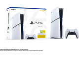 Consola - Sony PS5 Slim Standard, 825 GB SSD, 4K, 1 mando, Chasis E, Blanco