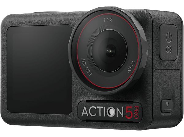 Cámara deportiva - DJI Osmo Action 5 Pro Standard Combo, 4K, 4h Autonomía, Pantalla táctil 2.5", 64 GB Memoria Interna, Negro