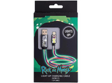 Cable - Nacon BigBen Rick and Morty USB A/USB C, Luminoso, 1.2 metros, Verde