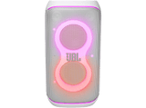 Altavoz de gran potencia - JBL PartyBox Club 120, Portátil para fiestas, Asa plegable, Bluetooth, Resistente salpicaduras, Autonomía 12h, 160W, Blanco